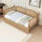Wooden Daybed with Headboard and Trundle-1133844706-1133844712