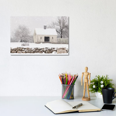 Virginia Snow Storm by Lori Deiter - Wrapped Canvas Print