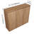 Bathroom Side Cabinet, 12", 3 Soft Close Doors, Wall Mounted, Enhances Functionality Cabinet Improves Organization