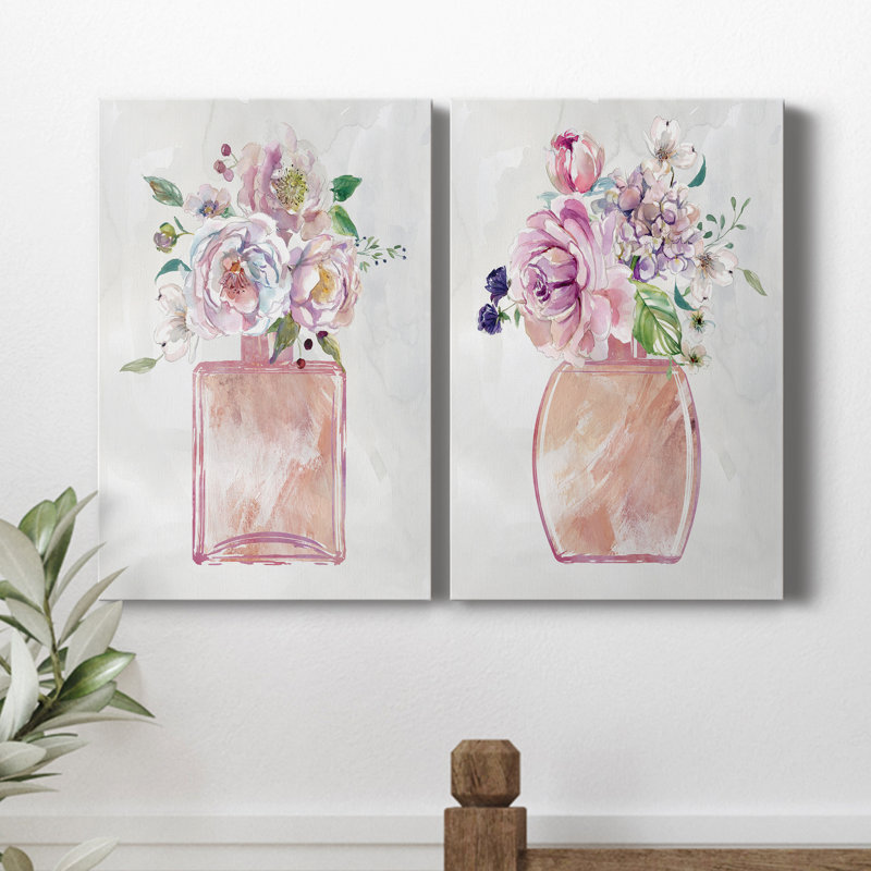 «Fragrance of Summer I», ensemble de 2 toiles tendues, H 18 po x l 24 po x P 1 po