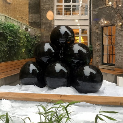 STOCK!Inflatable Black Mirror Ball — A Premium Reflective Sphere Designed for Events, Weddings, and Outdoor Decor