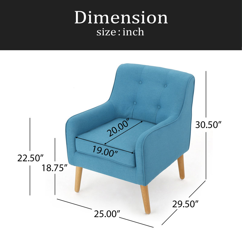 Fauteuil Mid-Century, Sarcelle