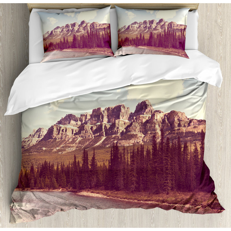 Rustic Polyester Duvet Cover