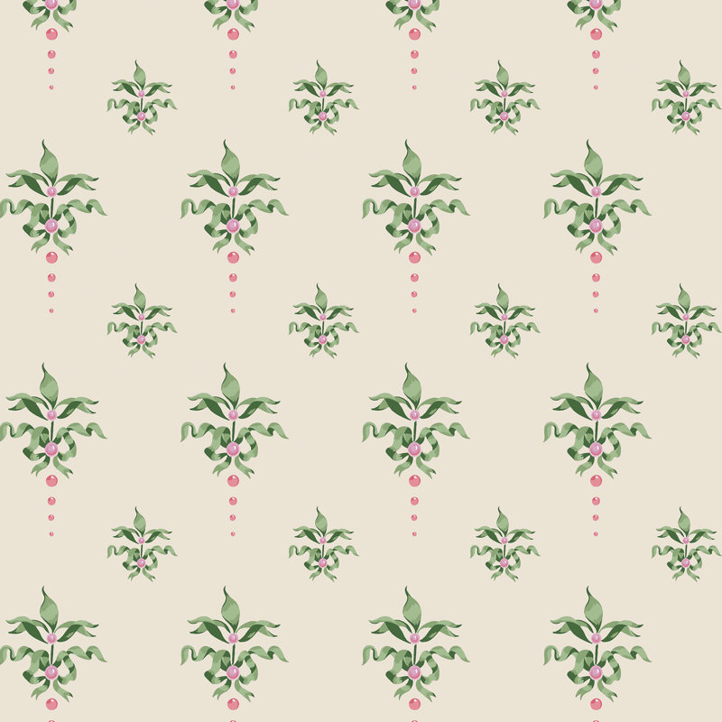 Cath Kidston Cath Crest Cream Wallpaper