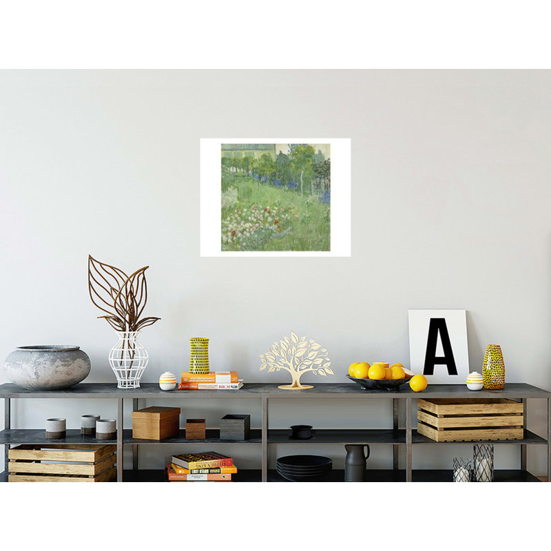 «Daubigny's Garden» par Vincent van Gogh - Estampe numérique, H 22 po x l 28 po