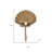 4" Gold Cast Iron Seashell Wall Hook