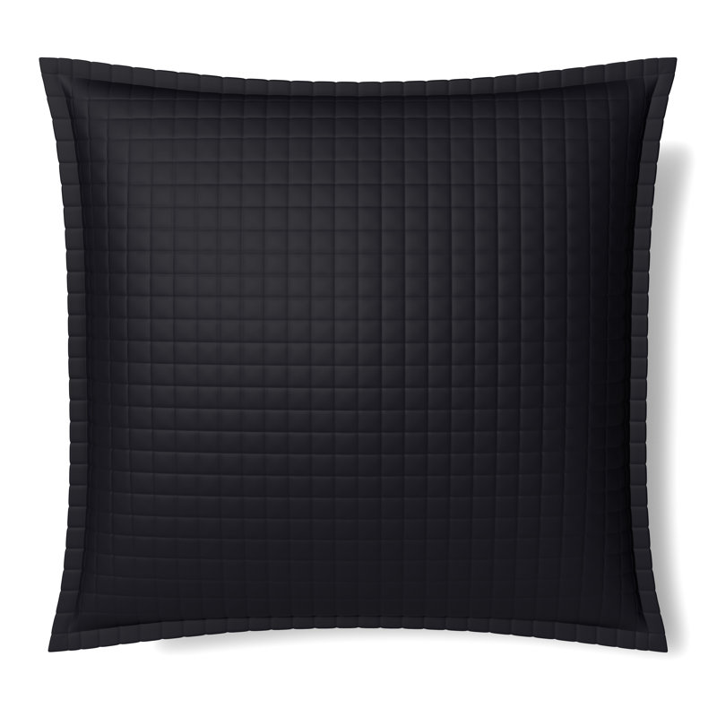 Ready-to-Bed Rectangular Pillow Cover & Insert, Black