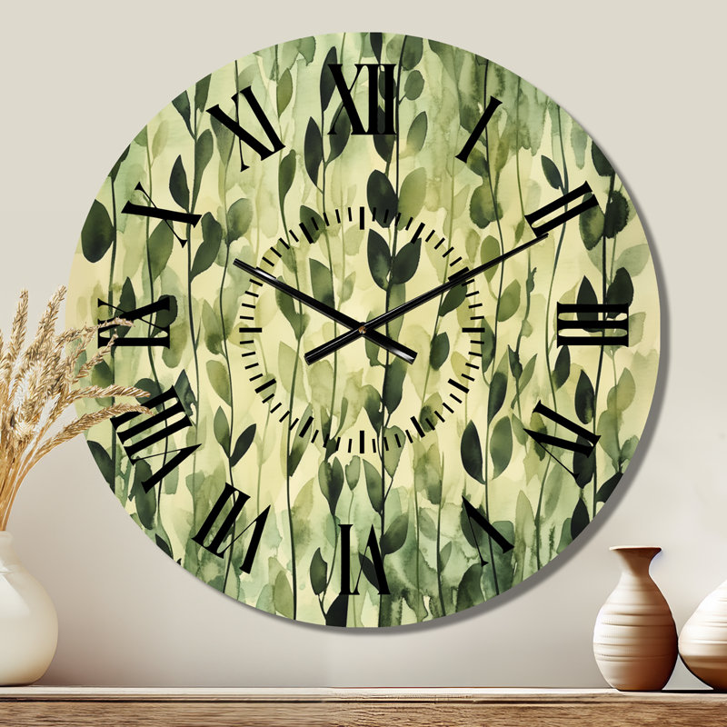 Horloge murale Botanical, Médium