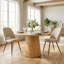 Ensemble de 2 chaises de salle à manger avec dossier ajouré beige-2106379098-2106379103