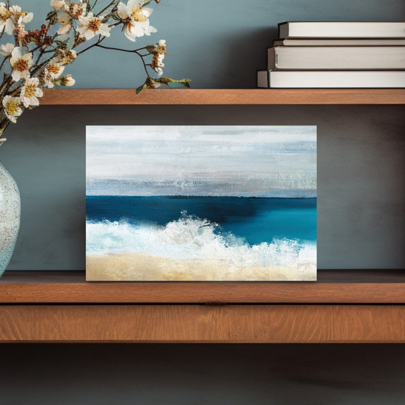 Beachfront Abstract Coastal Wall Art Print, 30.48cm H x 45.72cm W