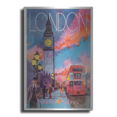 Affiches rétro, "National Lignes par Bill Simon London" par Vintage