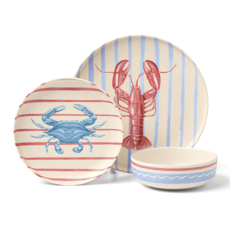 Lenox 24 Seven Melamine, Wharfside 12-Piece Dinnerware Set