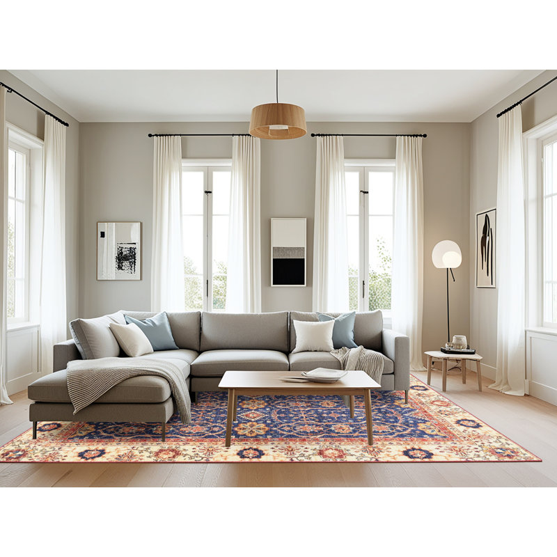 Abstract Indoor Rug, Rectangle 8' x 10'