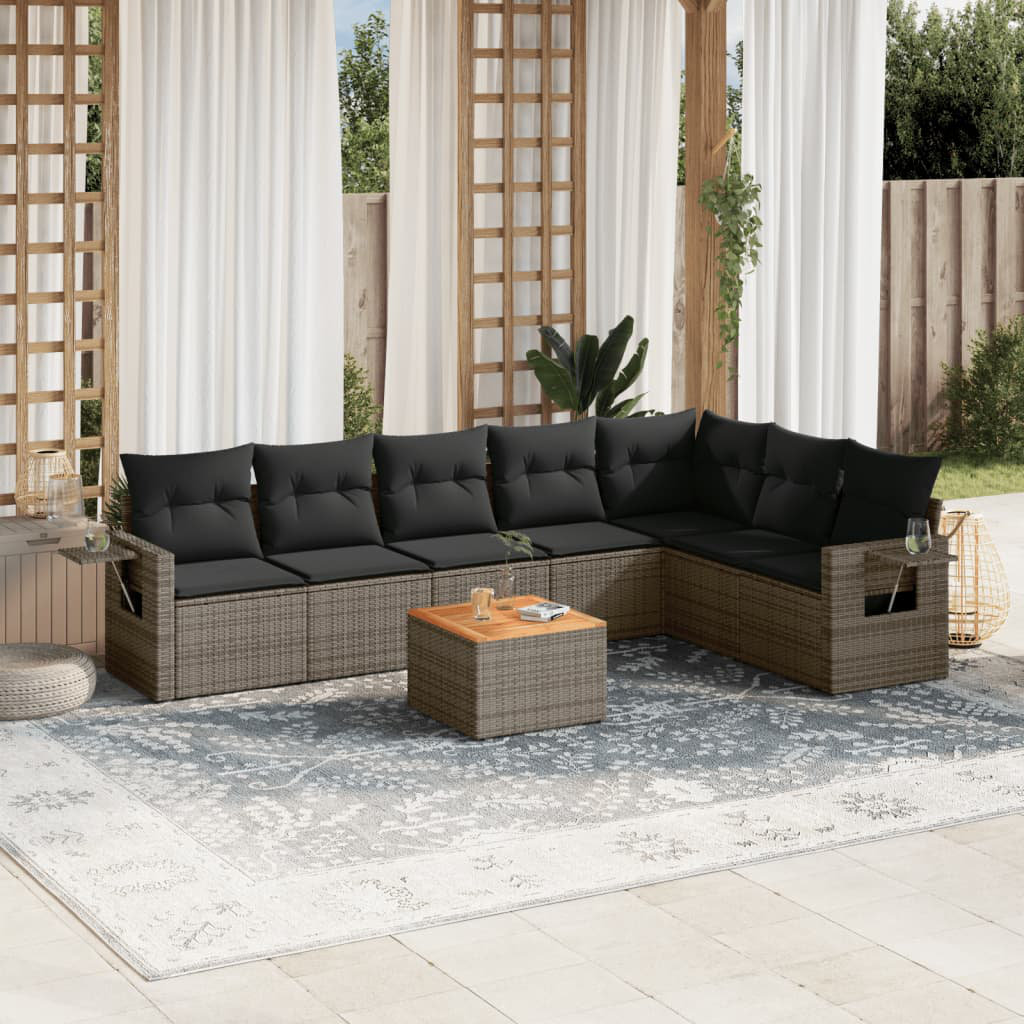 Gartensofa mit Kissen