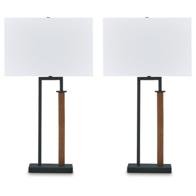 Lampe de table Hiramani, ensemble de 2