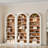 Set Of 2 Tall Arched Bookshelf-27554497