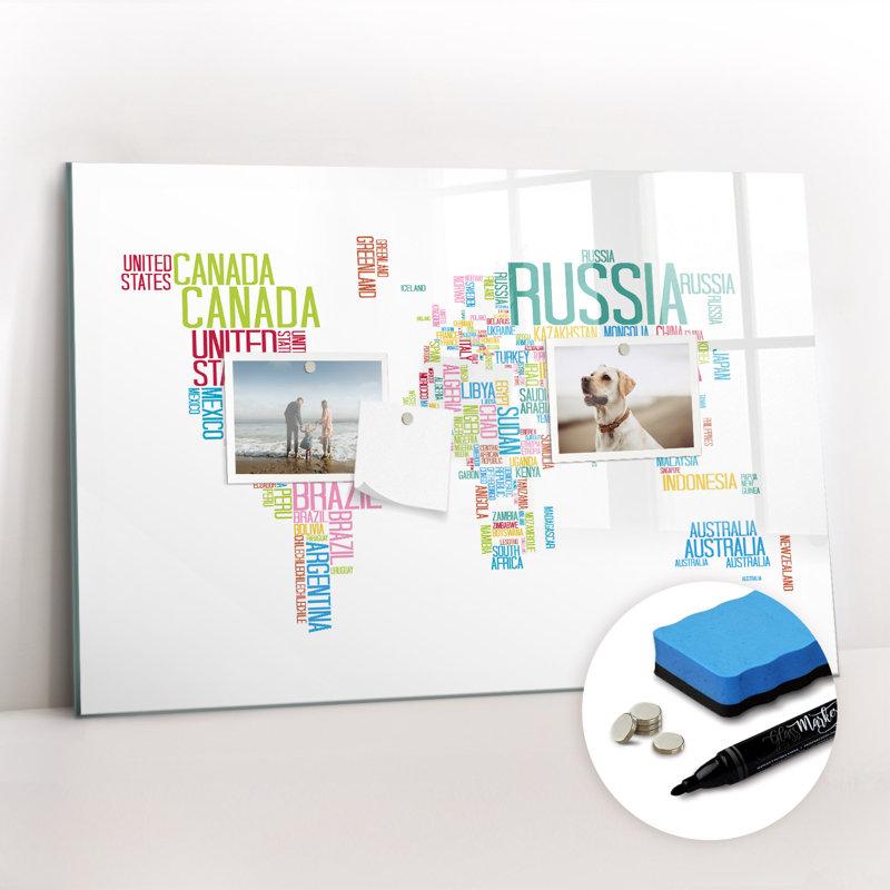 Magnetic Glass Dry Erase Board