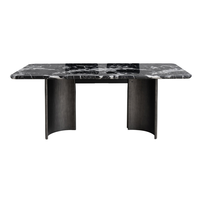 Table de salle à manger Lobos, Noir