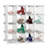 Cube Organizer- 16 Cube Shelves with Interlocking, Customizable, Stackable Modular Cubby Shelving for Organization and Storage by Lavish Home