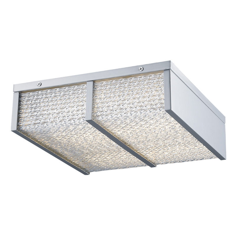 Worrell LED Flush Mount, Chrome
