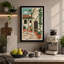 Mediterranean Courtyard Coastal - Wrapped Canvas-1360863530-1360863538