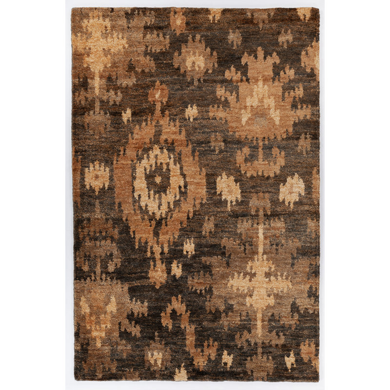 Hetty Hand Knotted Contemporary Rug, Rectangle 5' x 7'6"