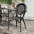 Connally All-Weather Commercial Stacking Paris Chair with Metal Frame-682121594
