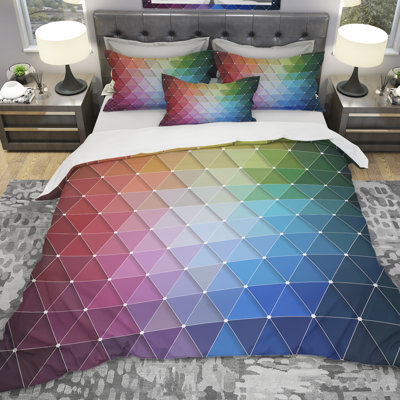 Modern & Contemporary Geometric Shapes Duvet Cover