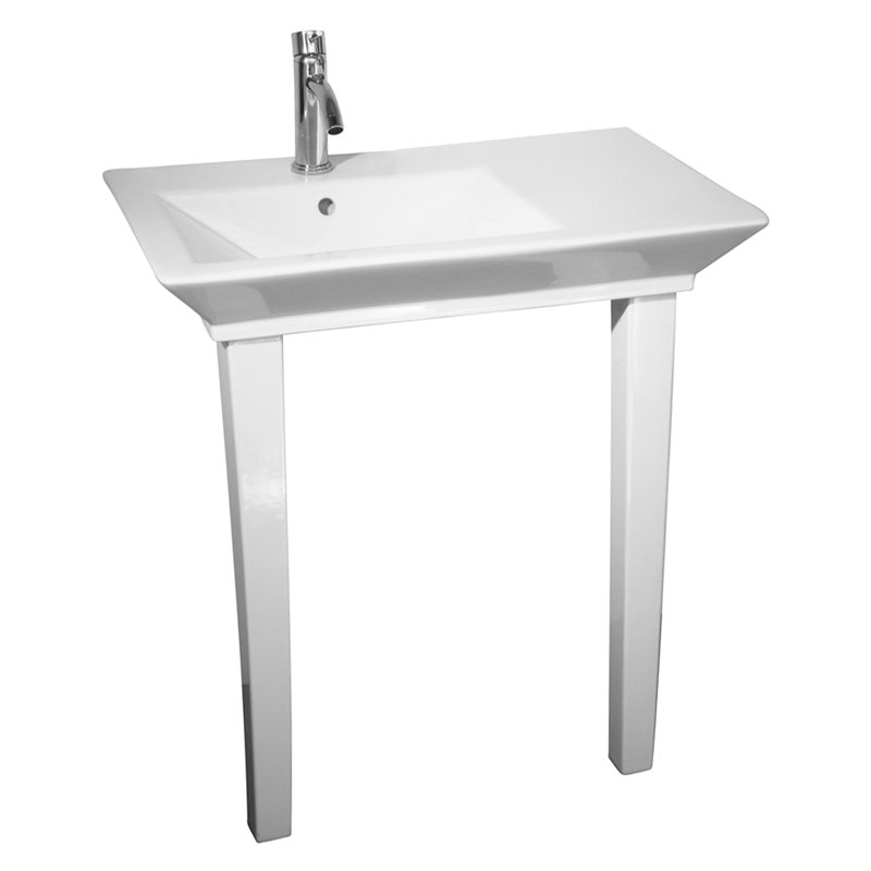Lavabo de salle de bain console 32 "avec trop-plein Opulence