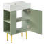 Meuble-lavabo contemporain avec rangement spacieux et design élégant