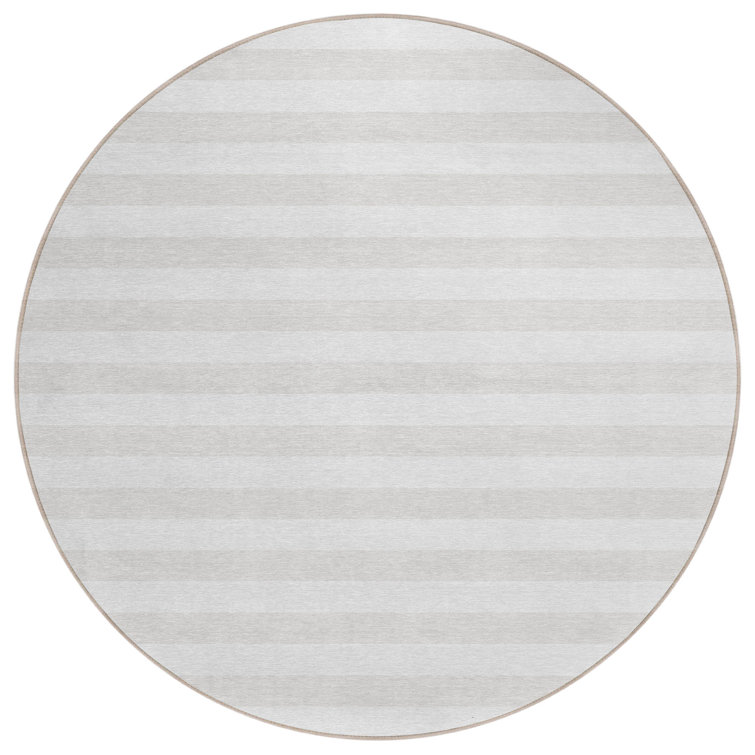 Kinslee Washable Striped Indoor / Outdoor Rug
