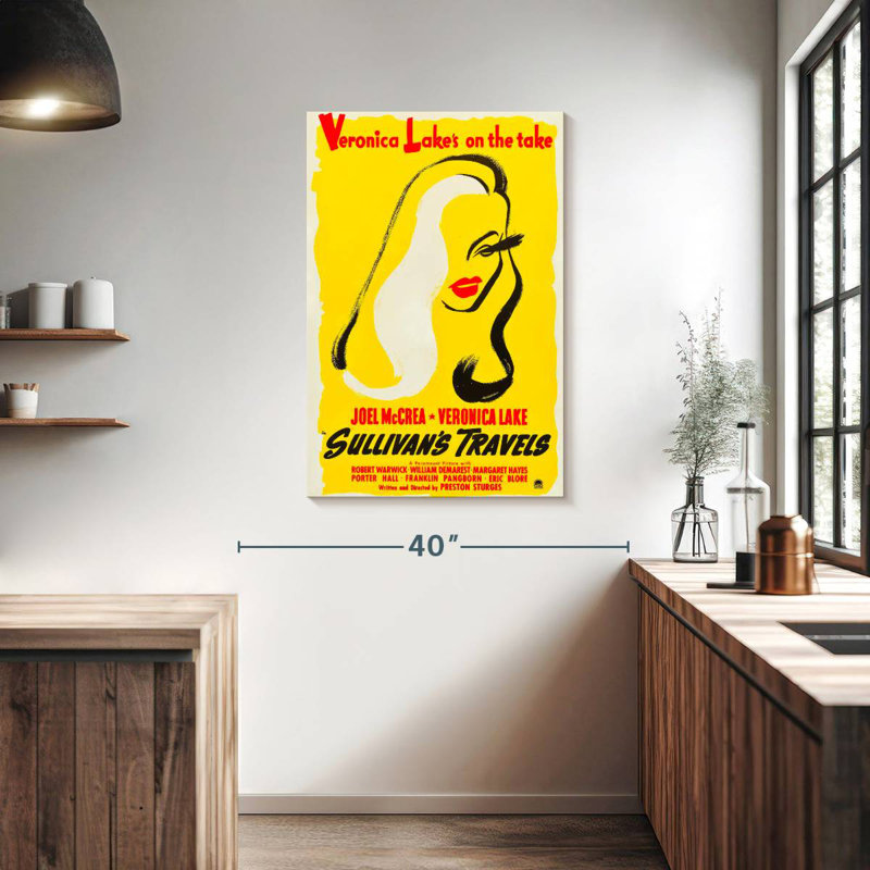 Keiraleigh Sullivan's Travels Film Poster, 39" H x 26" W