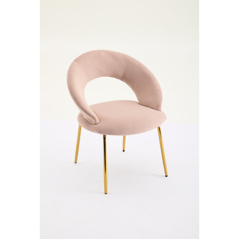 Chaise de salle à manger Everett, Rose