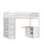 Lit mezzanine double pour enfants Rondae-1663489001