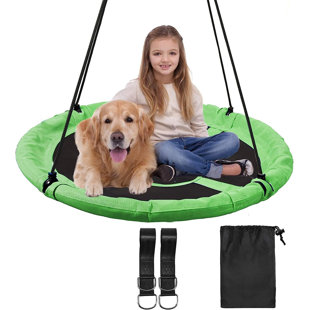 REDCAMP Fabric Web / Saucer Swing with Chains