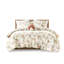 Lit en microfibre double / grand, conception de jardin champignon, édredon double / grand, jardin coloré, rembourrage