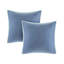 Literie en coton bleu très grand réversible