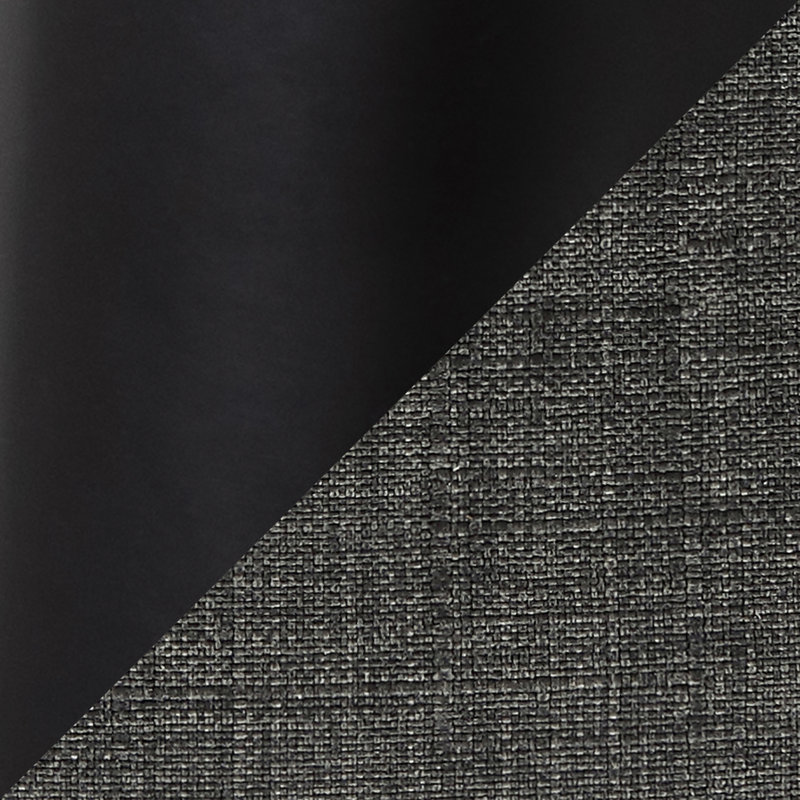 Chaise avec accoudoirs rembourrée Quirico, Noir, Gris anthracite
