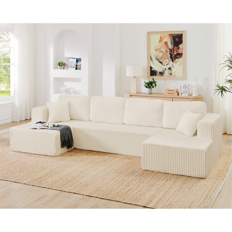 Canapé modulaire moderne avec conception peu encombrante, aucun assemblage requis, canapé d'intérieur pour la détente
