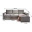 Shanett 3 Seater Sofa Bed-1114092248