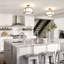 Plafonnier semi-encastré 3 lumières Charlotte-1748029062