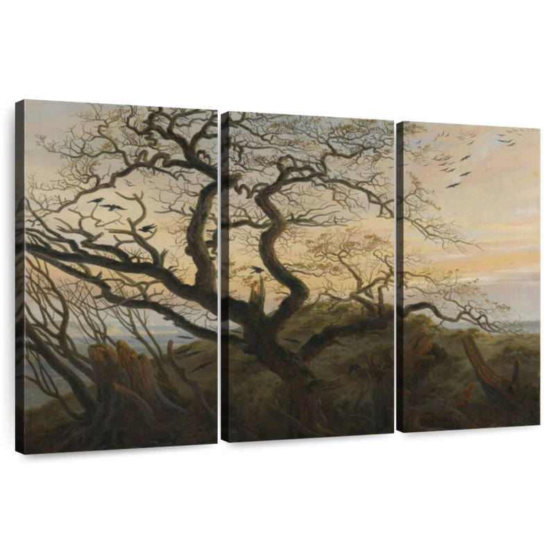 Harnek, arbre des corbeaux, H 24 po x l 38 po