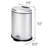 Viergeline Steel Step On Kitchen Trash Can - 3.17 Gallons