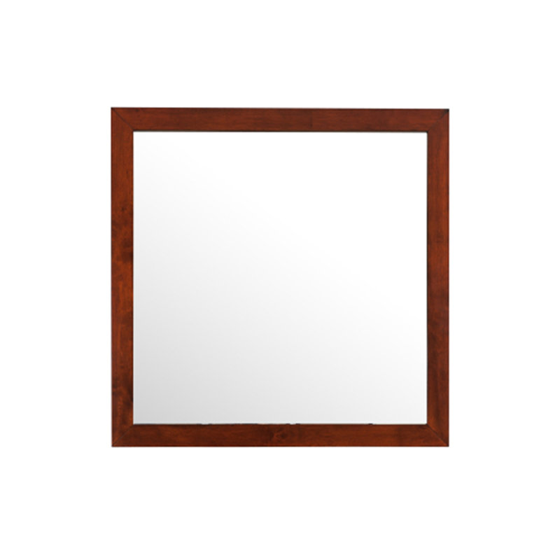 Miroir mural Burlington, Cerise, 41" x 41", Carrée