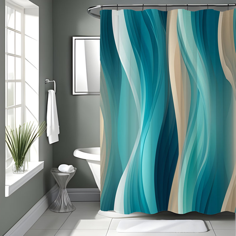 Rideau de douche, H 72 po x l 70 po
