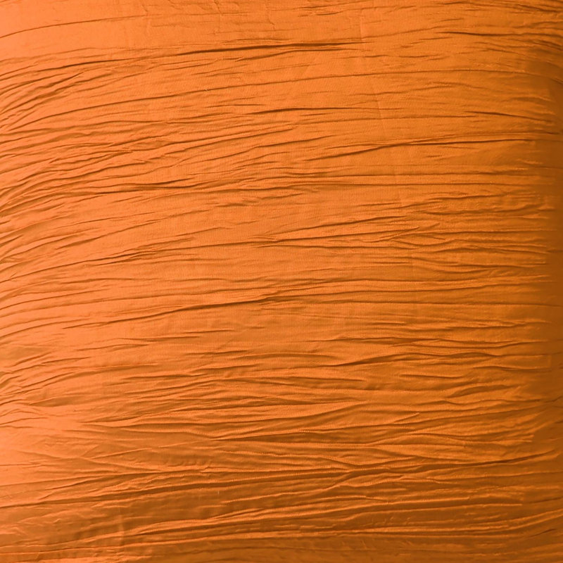 Cantonnière Crinkle, Orange, L 7 po x L 72 po