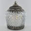 Silver LED Moroccan Style Lantern