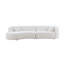 Ensemble de 2 pièces de canapé de style moderne avec canapé rembourré et méridienne, canapé modulaire faisant face à la droite, canapé Boucle-419477853
