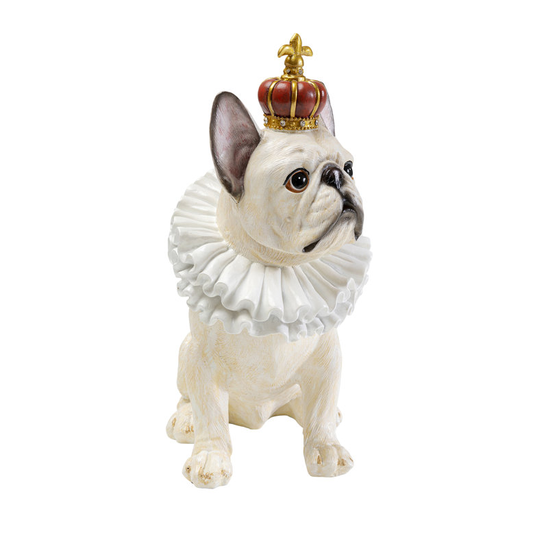 White King Dog Figurine