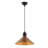 Elegant Vintage Metal Chandelier, Adjustable Height 25 to 49.2 inches | Ø11.0 x 2.0 inches Base Plate | 1 x E27 Socket (Max 40W, Bulb Not Included) | Perfect for Dining Room, Living Room & Entryway Decor-1446515744